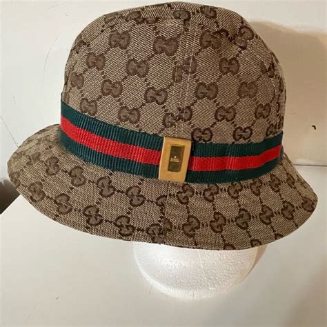 gucci buckrt hat|authentic gucci bucket hat.